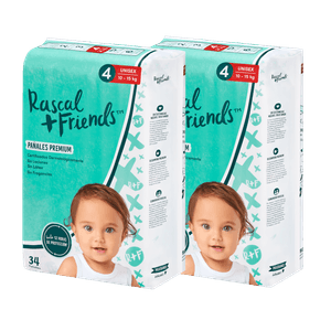 Pañales Talla4 Set X 2 Paquetes 34Und - Rascal + Friends