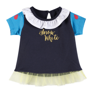 Camiseta Manga Corta Blanca Nieves Niñas - Role Play Baby