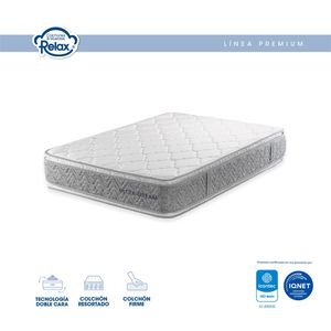 Colchón Doble Cara Ultra Dream Ortopédico Resortado Firme Doble - Colchones Relax
