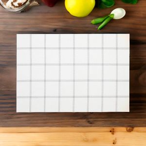 Individual Cuadros Blanco - Ikhome