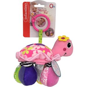 Móvil Tortuga con Espejo Rosado - Infantino