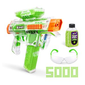 Lanzador Automatico Bolas Hyper Gel Glow In The Dark Nightstrike - XShot
