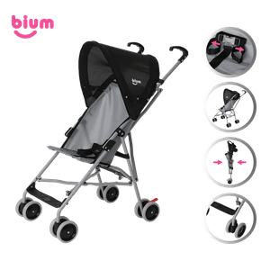 Paseador Bebe Easy Gris - Bium