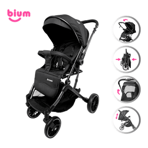 Coche Bium Reversible Avesso Negro