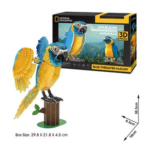 Rompecabezas 3D Nv Intermedio 94 Piezas Guacamaya - Cubic Fun