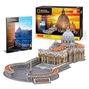 Rompecabezas 3D Nv Avanzado 101 Piezas Basilica De San Pedro - Cubic Fun