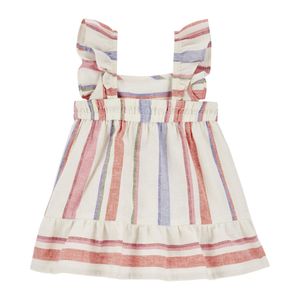 Set Vestido Manga Sisa Rayas y Calzón Bebés Niñas - Carter's