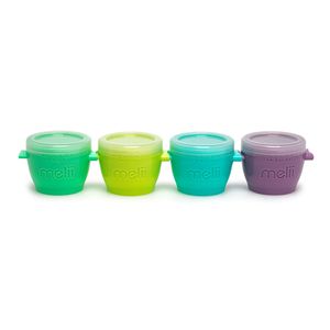 Set 4 Recipientes Snap & Go 118ml - Melii