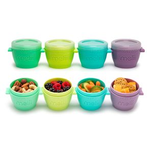 Set 4 Recipientes Snap & Go 118ml - Melii