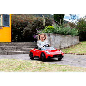 Carro Montable Eléctrico Maserati MC20 Rosado 12V - Prinsel