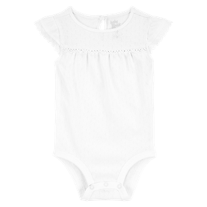 Body Manga Sisa Blanco Bebés Niñas - Oshkosh