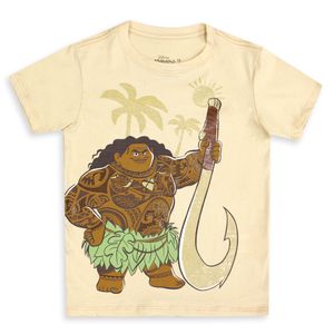 Camiseta Manga Corta Estampada Niños - Moana