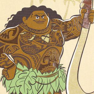 Camiseta Manga Corta Estampada Niños - Moana