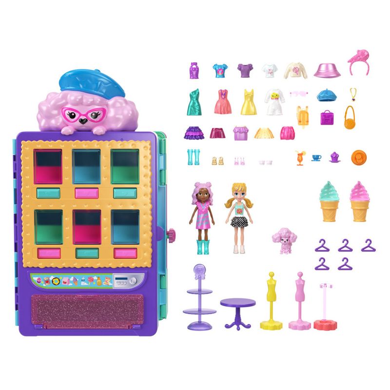 Set De Juego Servicio De Modas Dulces Polly Pocket Polly Pocket