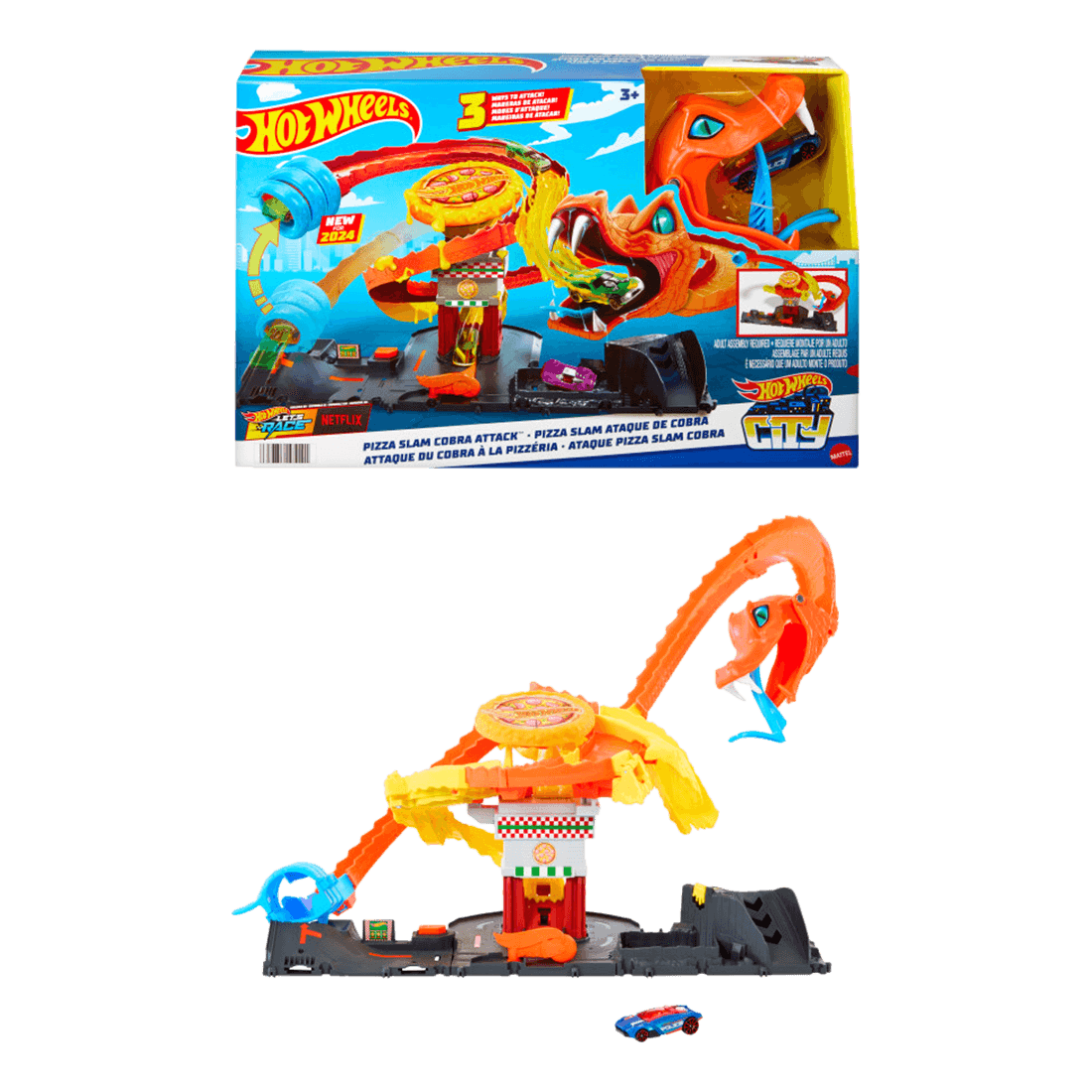 Cobra Hot Wheels Puente Serpiente Set De Juego Hot Wheels Toxic