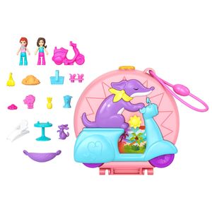 Set Mundo Sorpresa Perrito en Moto - Polly Pocket