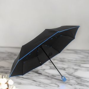Sombrilla Apertura Automática Negro Azul - Ikhome