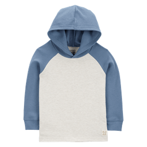 Camiseta Manga Larga con Capota Azul y Gris Niños - Carter's