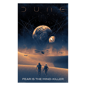 Póster Dune Fear is The Mind-Killer - Abysse America