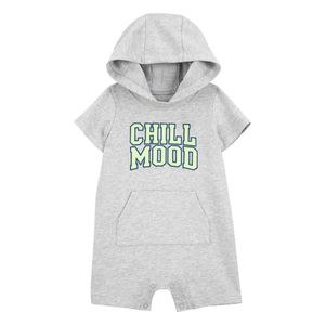 Mameluco con Capota Gris Bebés Niños - Carter's