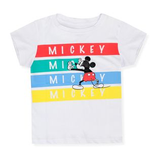 Camiseta Manga Corta Niños Blanca - Disney