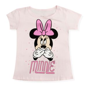 Camiseta Manga Corta Niñas Rosado -  Disney