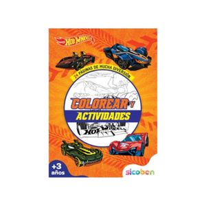Libro de Actividades y Colorear Hot Wheels - Sicoben