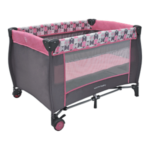 Corral Cuna Niza Rosado - Happy Baby