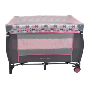 Corral Cuna Niza Rosado - Happy Baby