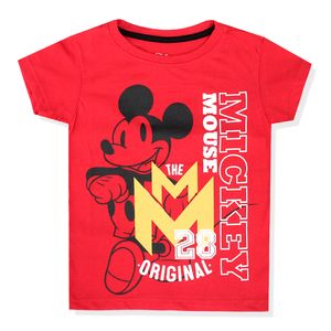 Camiseta Manga Corta Niños Rojo - Disney