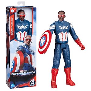 Figura Titan Hero Series Brave New World Capitán América 30cm - Marvel