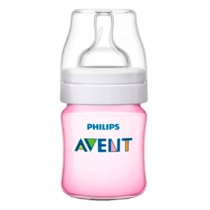 Tetero Válvula Anticólicos Rosa 4 Oz - Avent