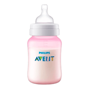 Tetero Válvula Anticólicos Rosa 9 Oz - Avent