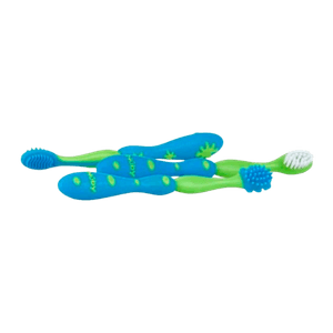 Set Cepillos de Dientes para Bebés Azul 3 Piezas - Nuby