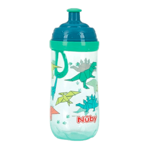 Vaso Boquilla de Silicona Dinosaurio Verde 360ml - Nuby