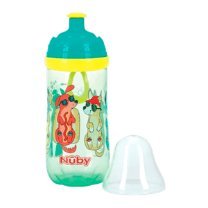 Vaso Boquilla de Silicona Perros 360ml - Nuby