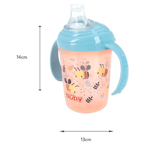 Vaso de Iniciación Válvula Silicona Abejas 240ml - Nuby