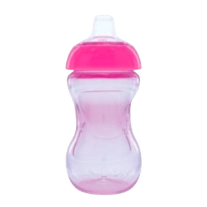 Vaso de Iniciación Válvula de Silicona Rosa 180ml - Nuby