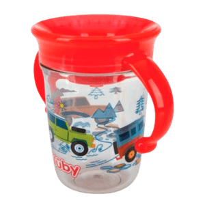 Taza Wonder con 2 Asas Carros Rojo - Nuby