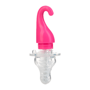 Set Cepillo para Teteros y Chupos con Punta Esponja Rosa - Nuby