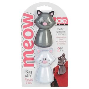 Set 2 Pinzas para Bolsas Gatos - Joie