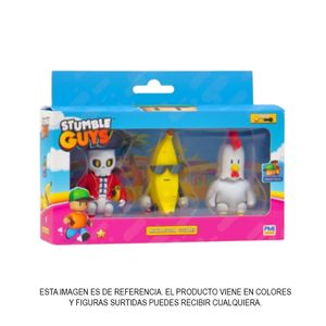 Set 3 Mini Figuras Surtidas - Stumble Guys