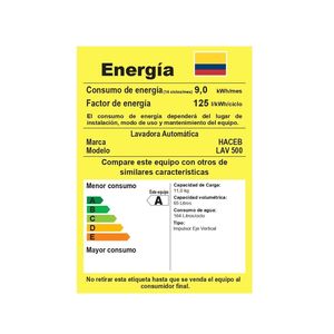 Lavadora Carga Superior Haceb 11Kg (24libras) Gris LAV11KGPFDGR