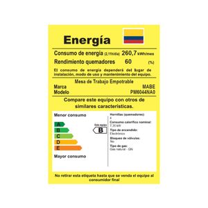 Cubierta Mabe 60 Cm 4 Puestos Acero Inoxidable PM6044NA0