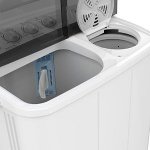 Lavadora Doble Tina Semiautomática Midea 7kg (15libras) Blanco MTD01W70/W-CO