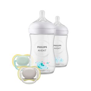 Set Regalo 2 Teteros Natural y 2 Chupos Ultra Air - Avent