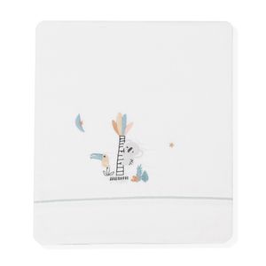 Juego de Sábanas Unisex Blanco/Verde - Monbaby