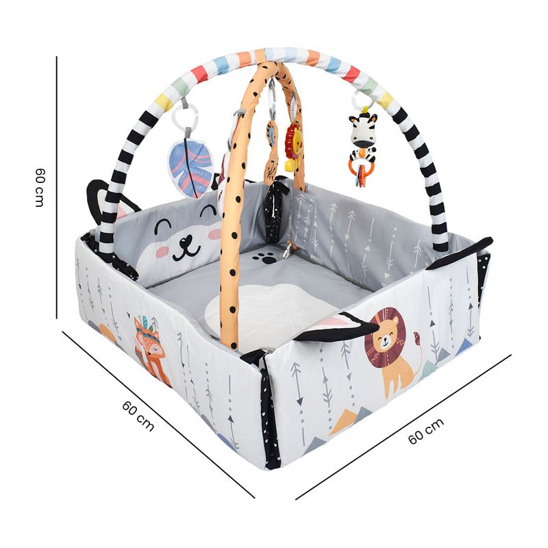 Gimnasio-Interactivo-Bosque-Gris-2-en-1-Premium-Baby