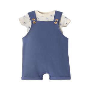 Set Body y Overol Azul Niños - Baby Fresh