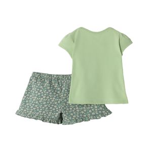 Set Camiseta Verde y Short Niñas - Baby Fresh